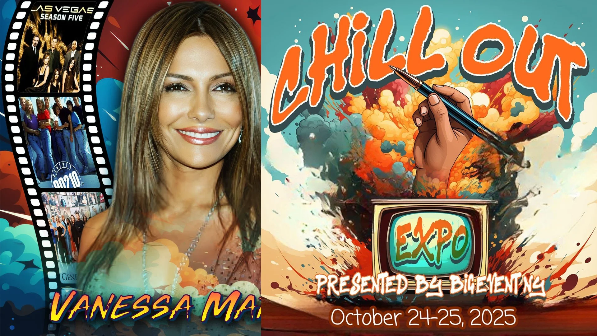 Chill Out NJ Expo | GENE SIMMONS, DENNIS RODMAN, ICE T, COCO, WILLIAM SHATNER, ANN MARGRET, VANESSA MARCIL, BRAD GARRETT, SHAWN DROVER, ERIC ESTRADA, ERIKA ELENIAK, NICOLE EGGERT & MORE