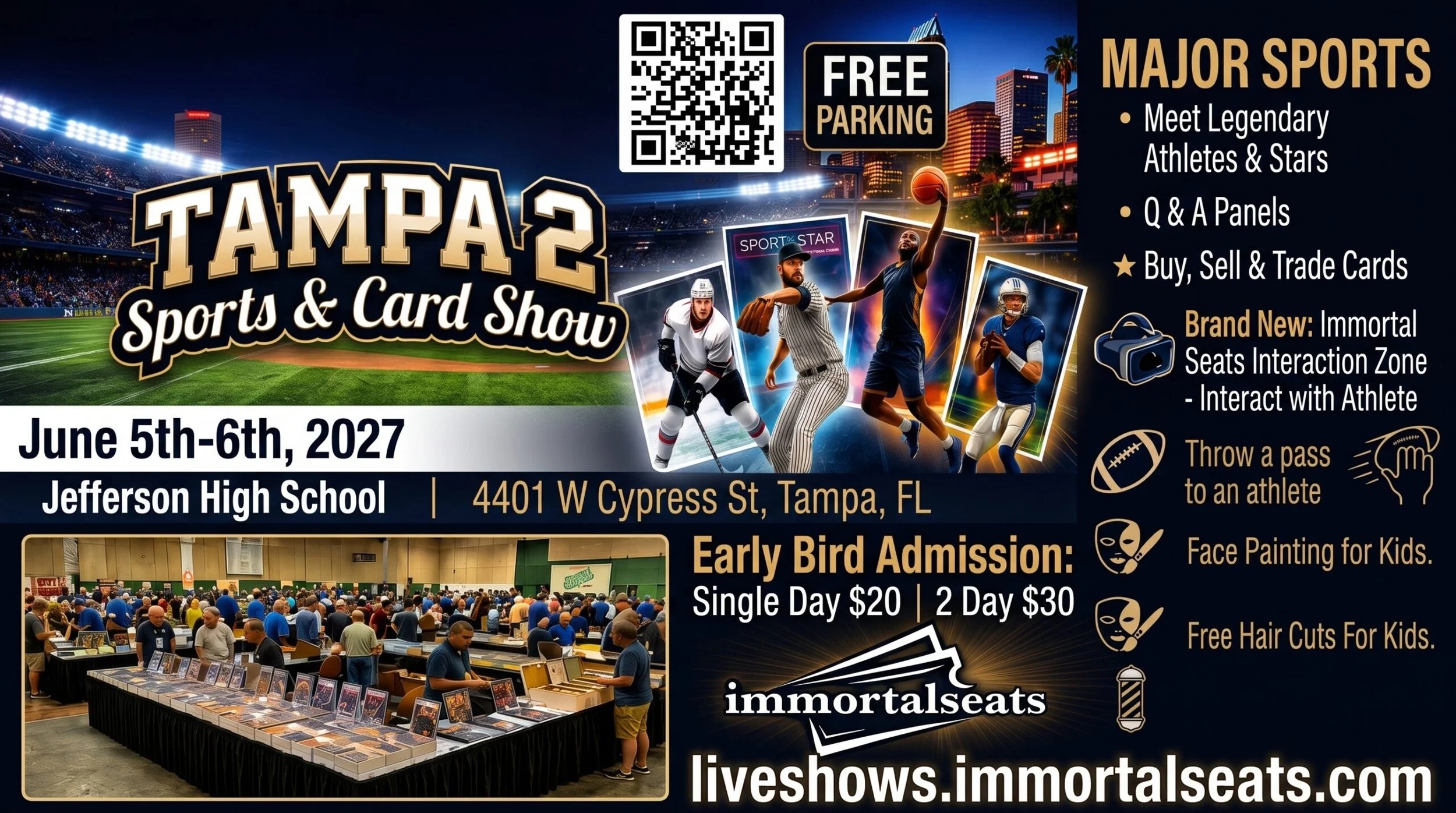Tampa 2 Sports &amp; Card Show | Athletes &amp; Celebrities TBA!