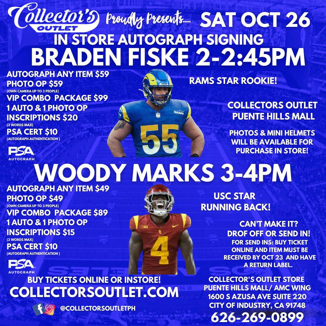 BRADEN FISKE Los Angeles Rams & WOODY MARKS University of Southern