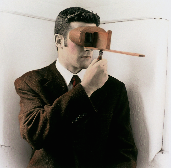 Brendan with a Stereoscope #2