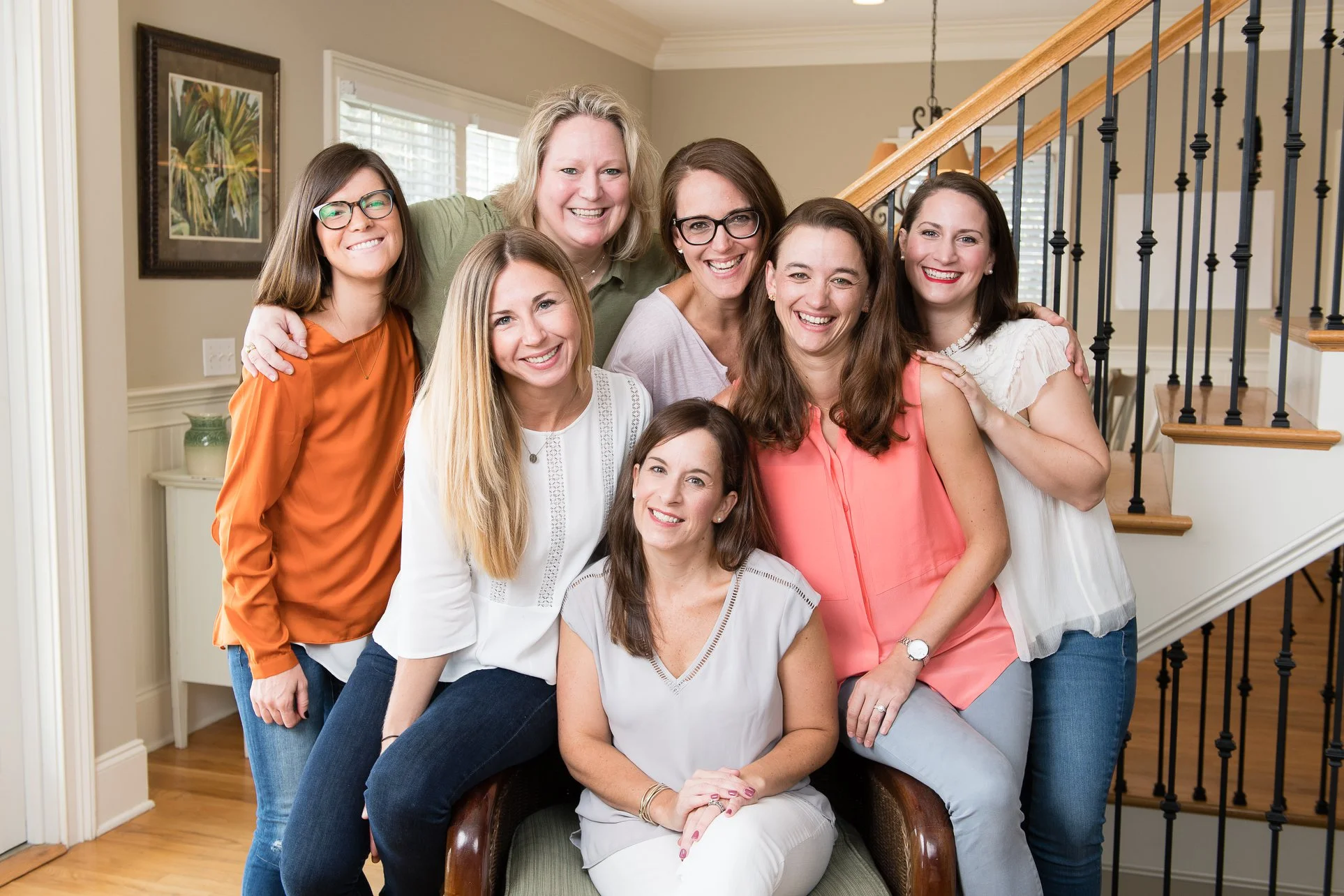 Susan LaMotte (center) with members of team exaqueo