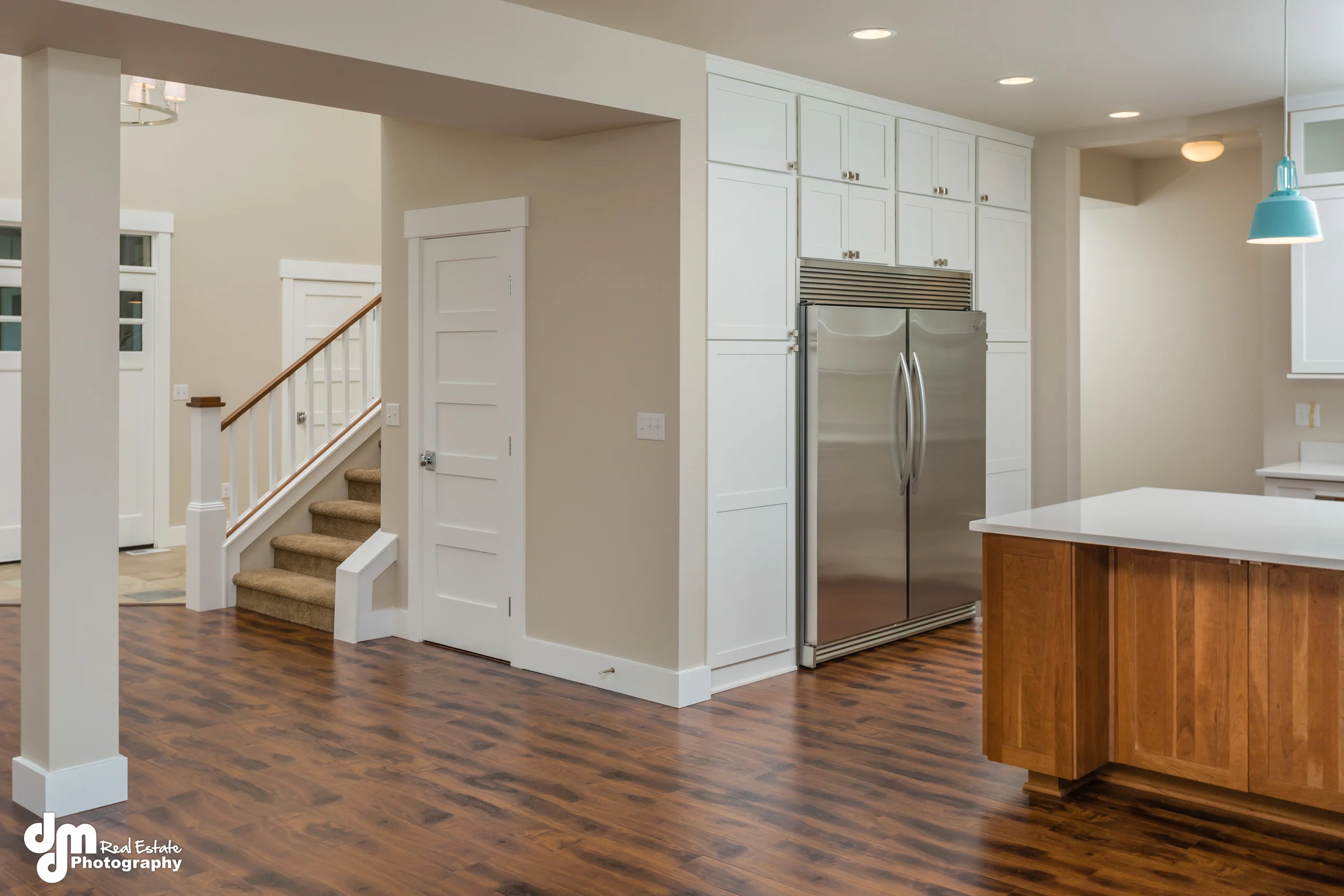 Kitchen and Staircase