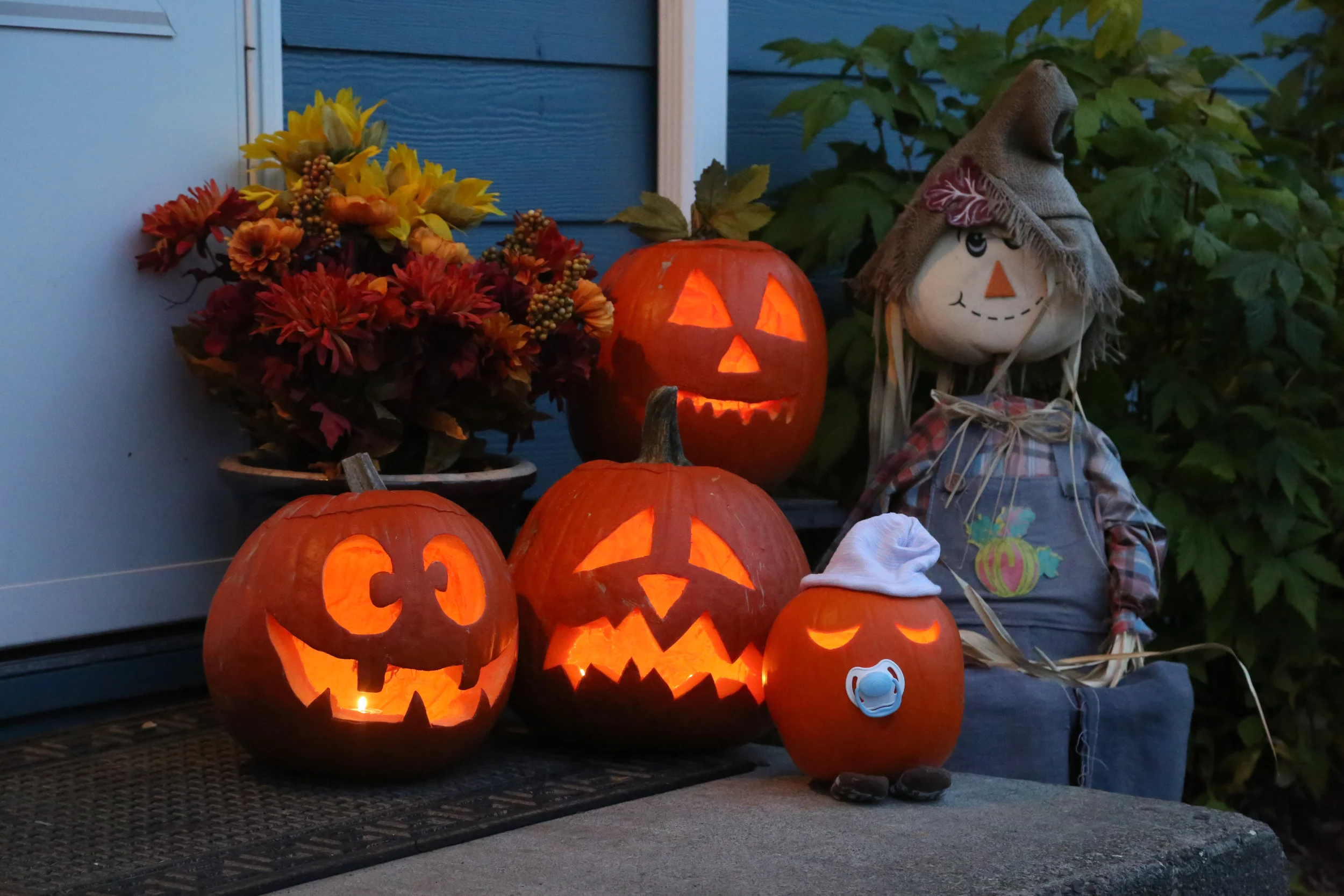 Nothing that a few fall items from the front porch couldn't resolve. 