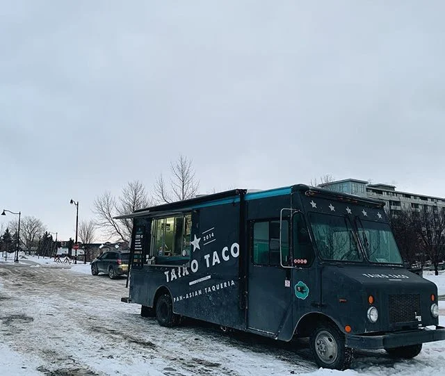 Spring is just around the corner, and so is Taiko taco! First real lunch service of the year going down today at Legacy Kitchens 11a - 1p  Treat yo&rsquo;self 🌮💯 #getlucky #letstaikoboutit #yyceats