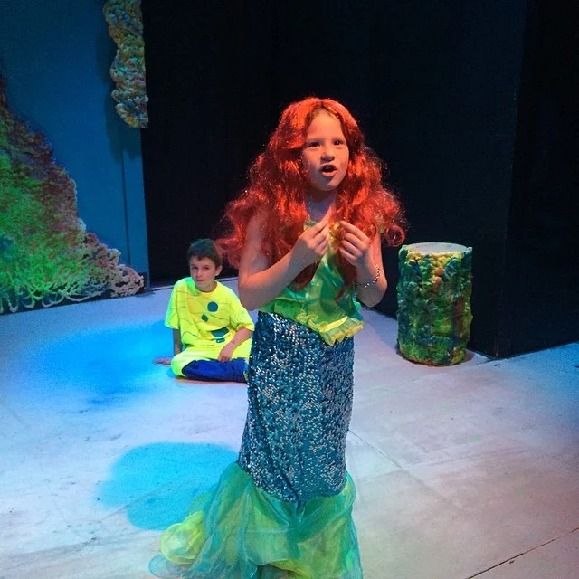 At Plainview the students performing The Little Mermaid!