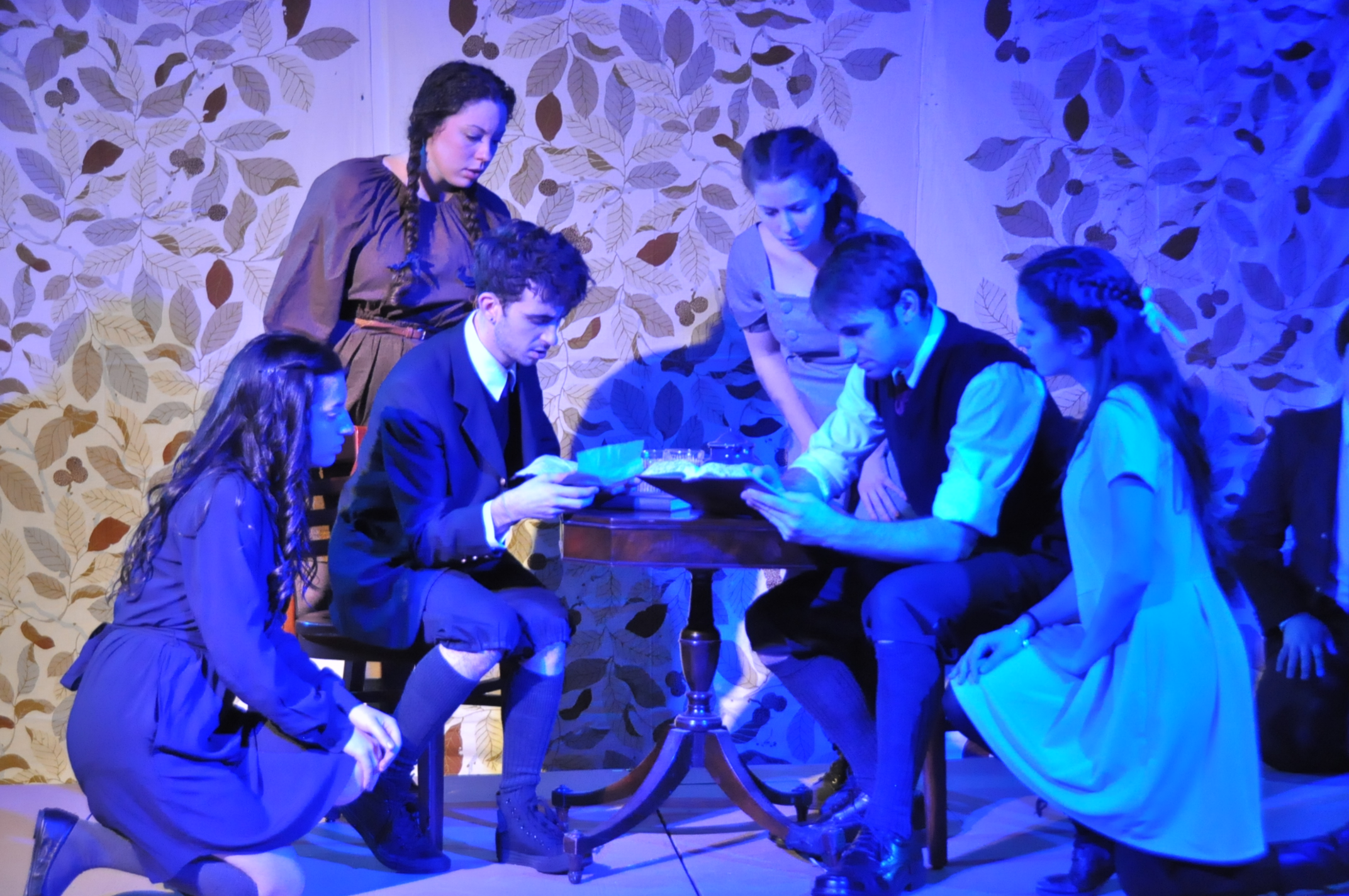 The main stage cast of Spring Awakening