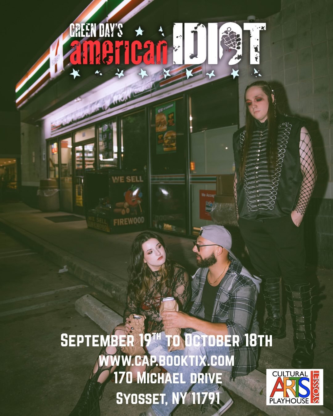 AMERICAN IDIOT returns to the #CAPSyosset stage THIS WEEK! Do you have your tickets? 

Tell us your favorite Green Day song below! 

#CAPIdiot #GreenDay #ThingsToDoLI #DiscoverLI
