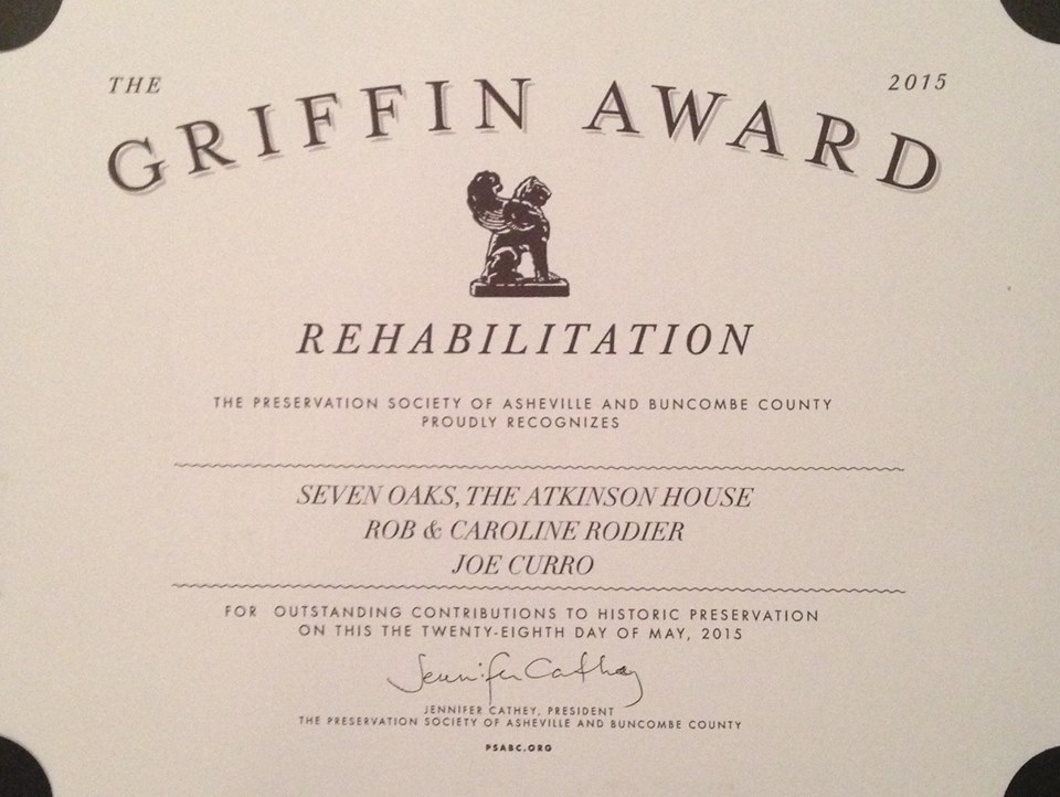2015 Griffin Award