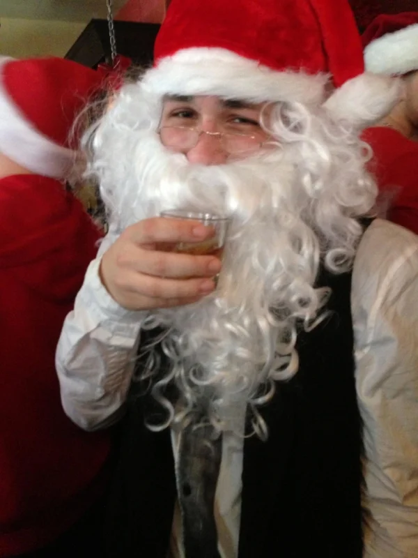 Business Casual Santa will be making an appearance at Difficult to Name on Saturday, Dec. 9
