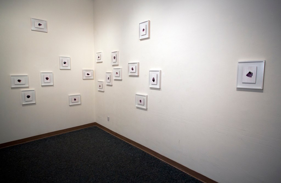 Installation view of "17 Stones"