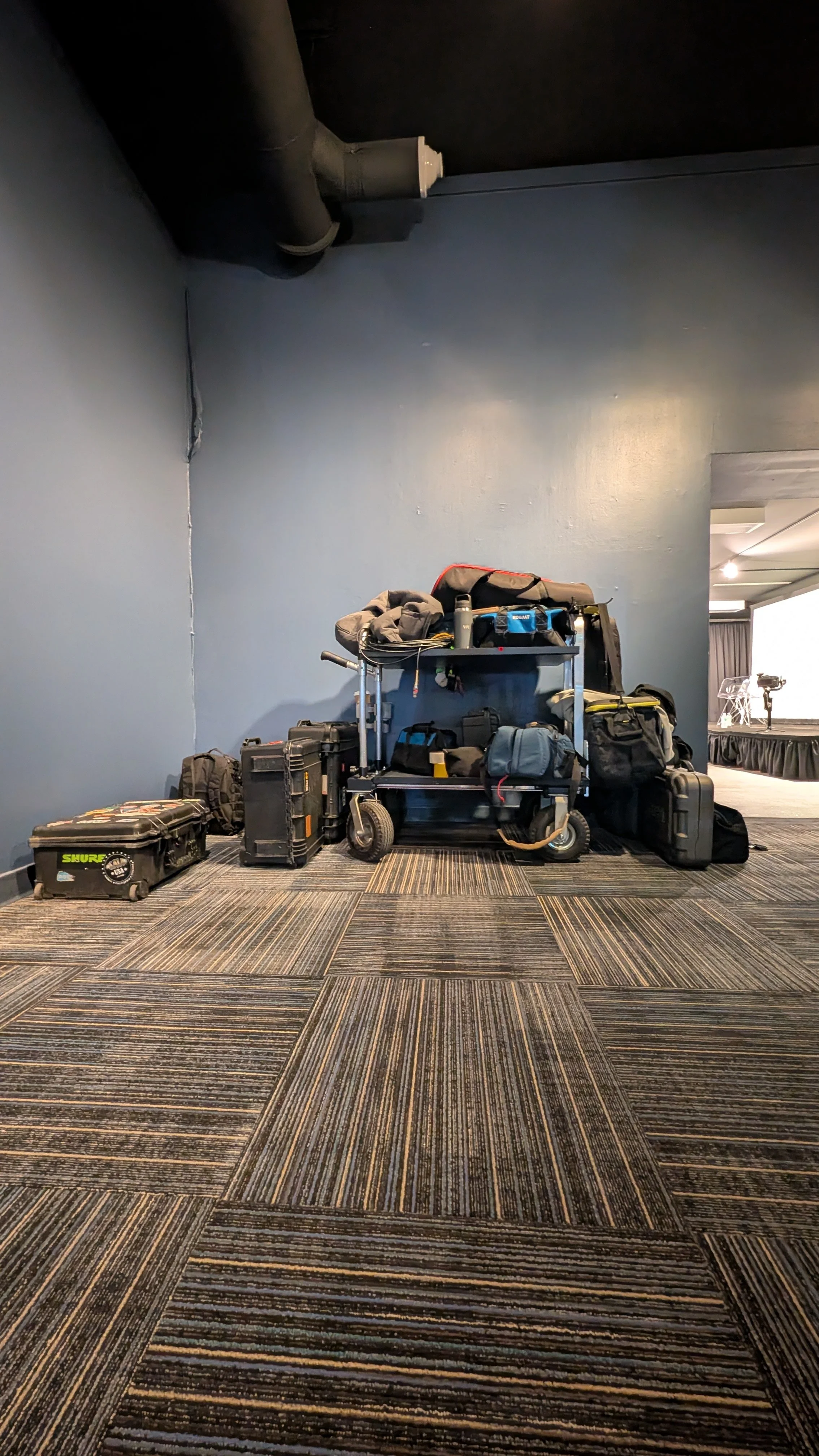 We don't travel light