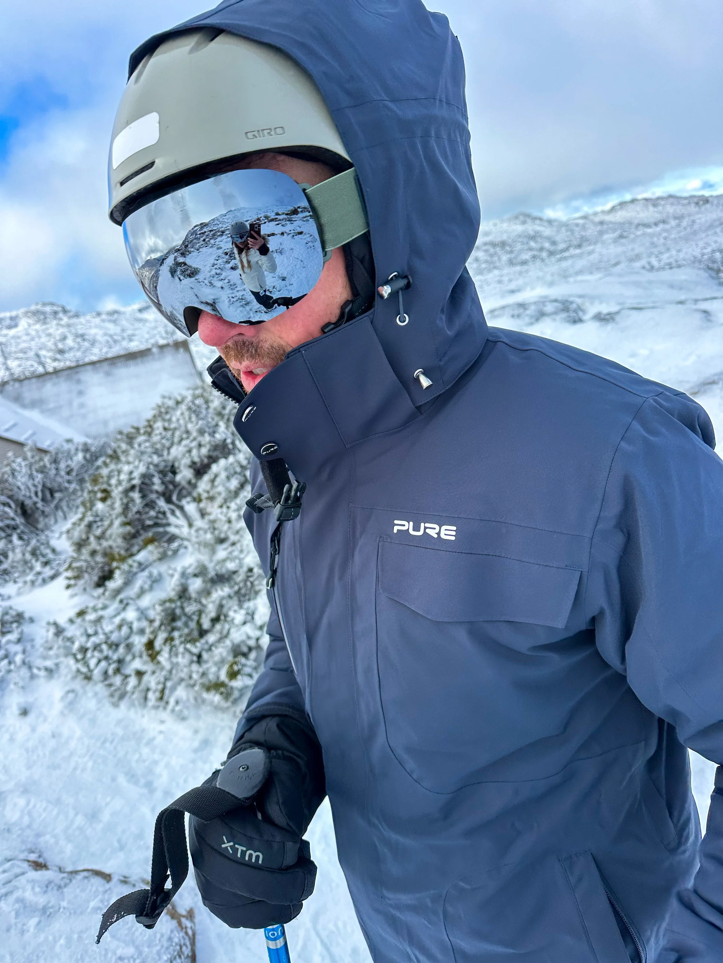 New Pure Riderz All The Way Men's Jacket- Vulcan(Touch of blue)