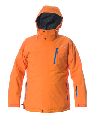 Telluride Men's Jacket - Orange / Notice Zips