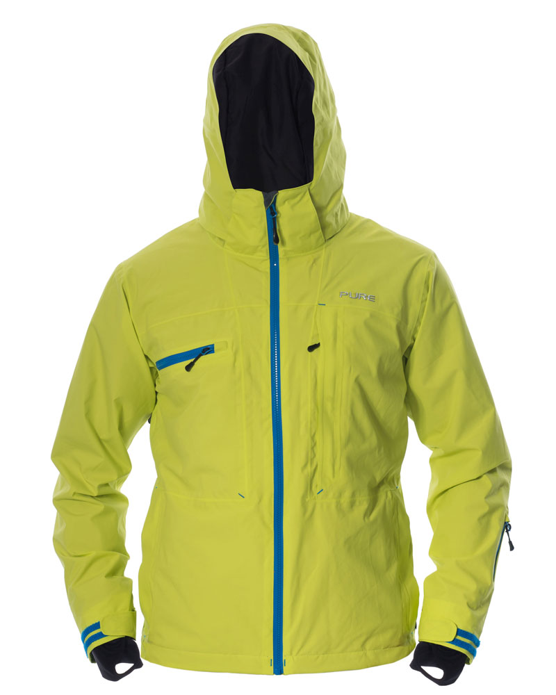 Kilimanjaro Men's Jacket - Lime / Notice Zips