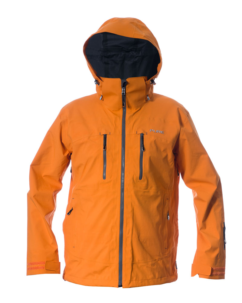 Everest Men's Jacket - Orange / Ebony Zips