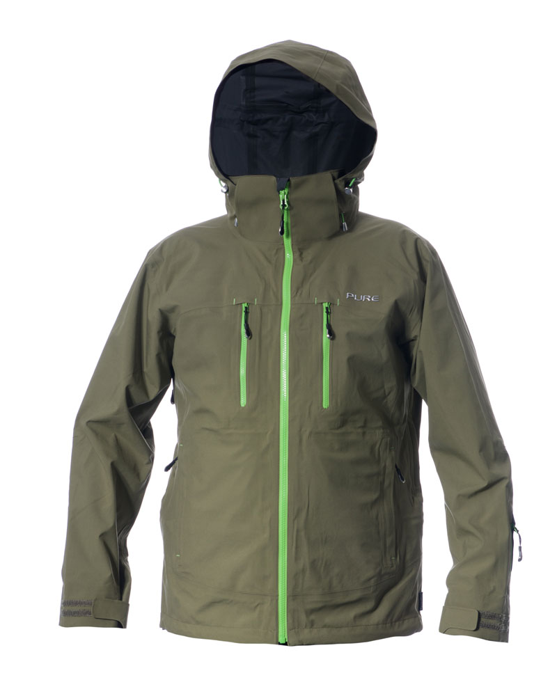 Everest Men's Jacket - Khaki / Green Zips