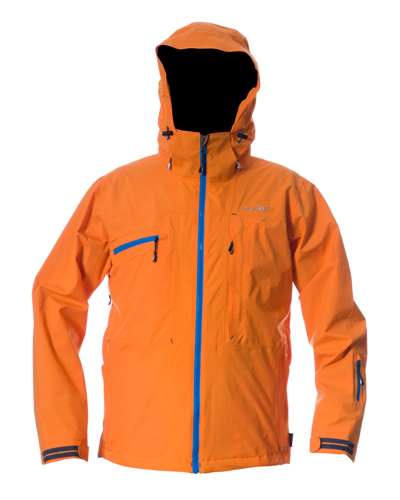 Kilimanjaro Men's Jacket - Orange / Notice Zips