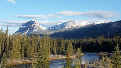 Lake Louise near Banff in Alberta, Canada