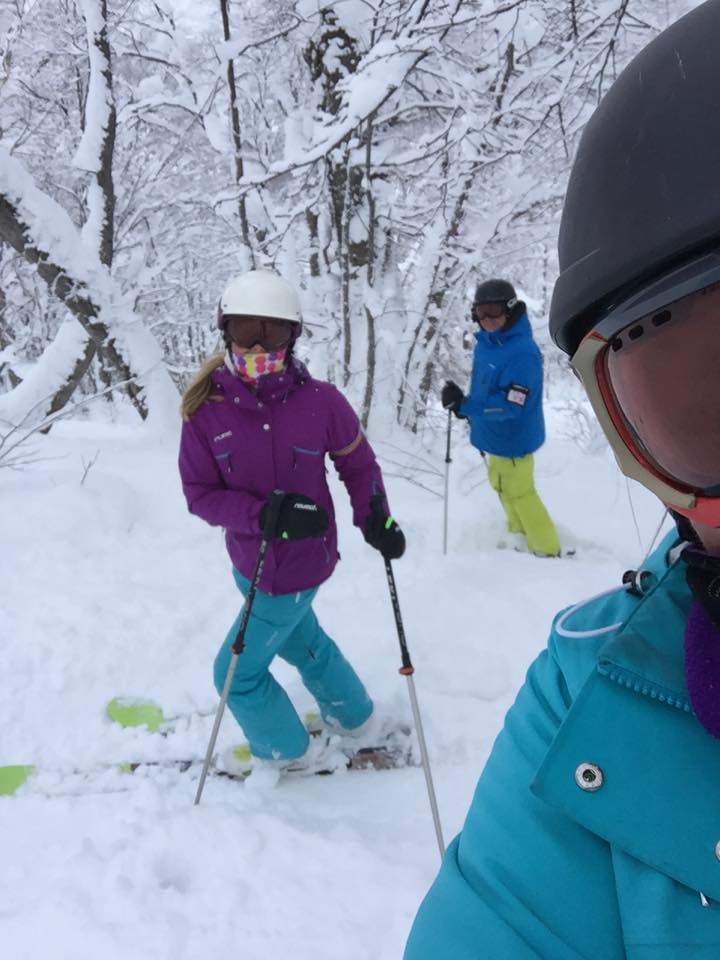 Lisa Matthes Loving our Pure Gear in the heart of Hokkaido, Japan. Keeping us really toasty warm at -8degs.jpg