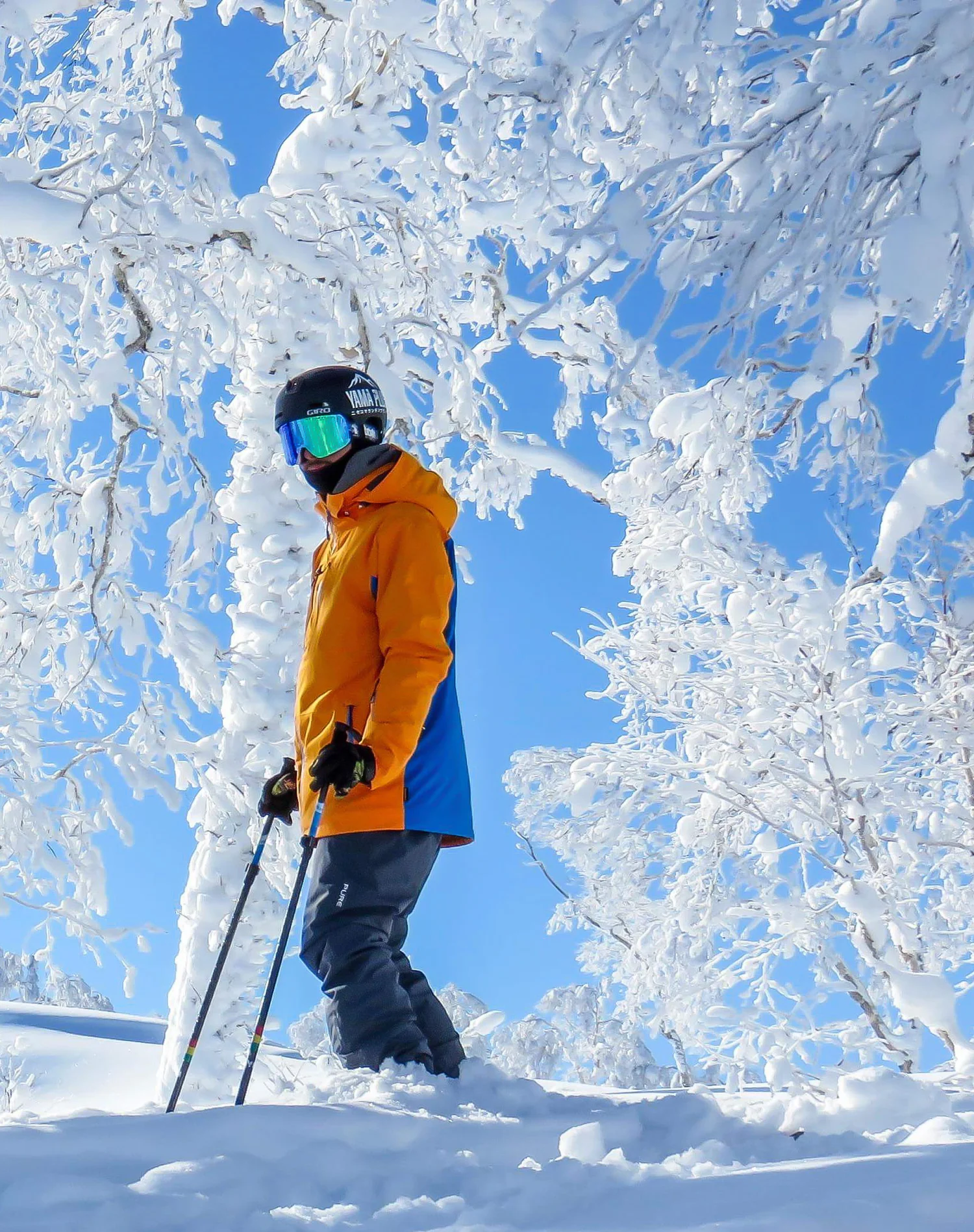 Orange And Blue Ski Outfit Pika Mens Matterhorn Ski Jacket (Navy