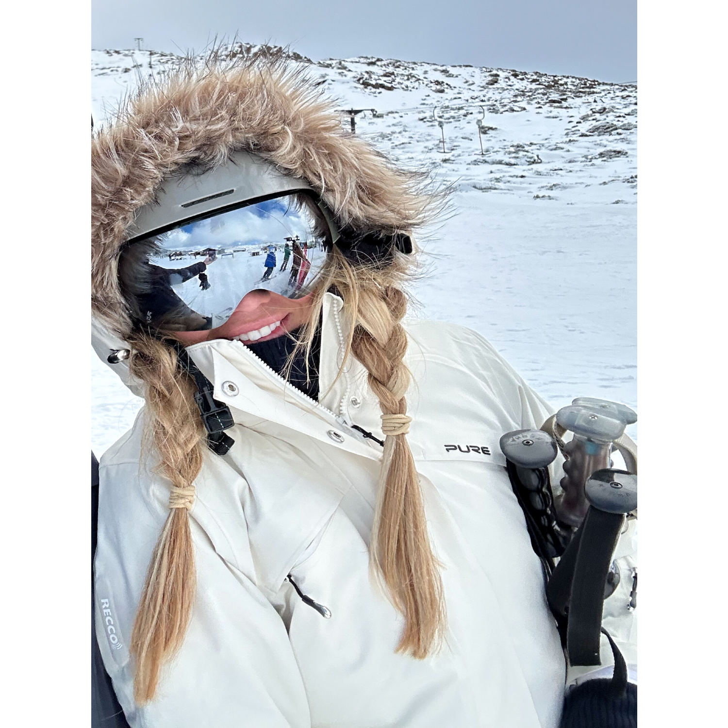 NEW Pure Riderz Aspen Women's Snow Jacket- Coconut