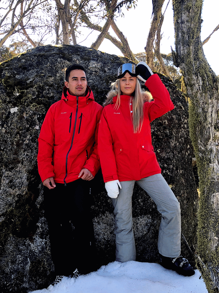 Buy Pure Snow Sapporo Men's Snow Ski Jacket- Red Men's Mens Men's