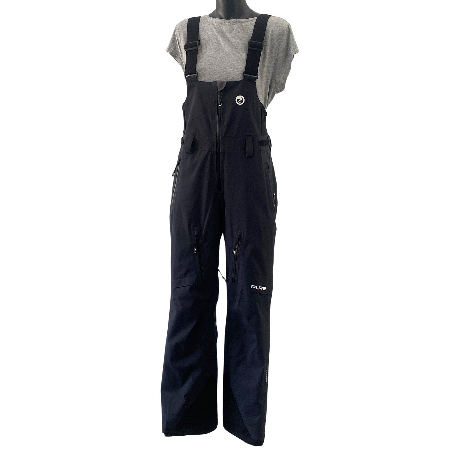 NEW Pure Riderz Why Knot Women's Snow Bib - Vulcan