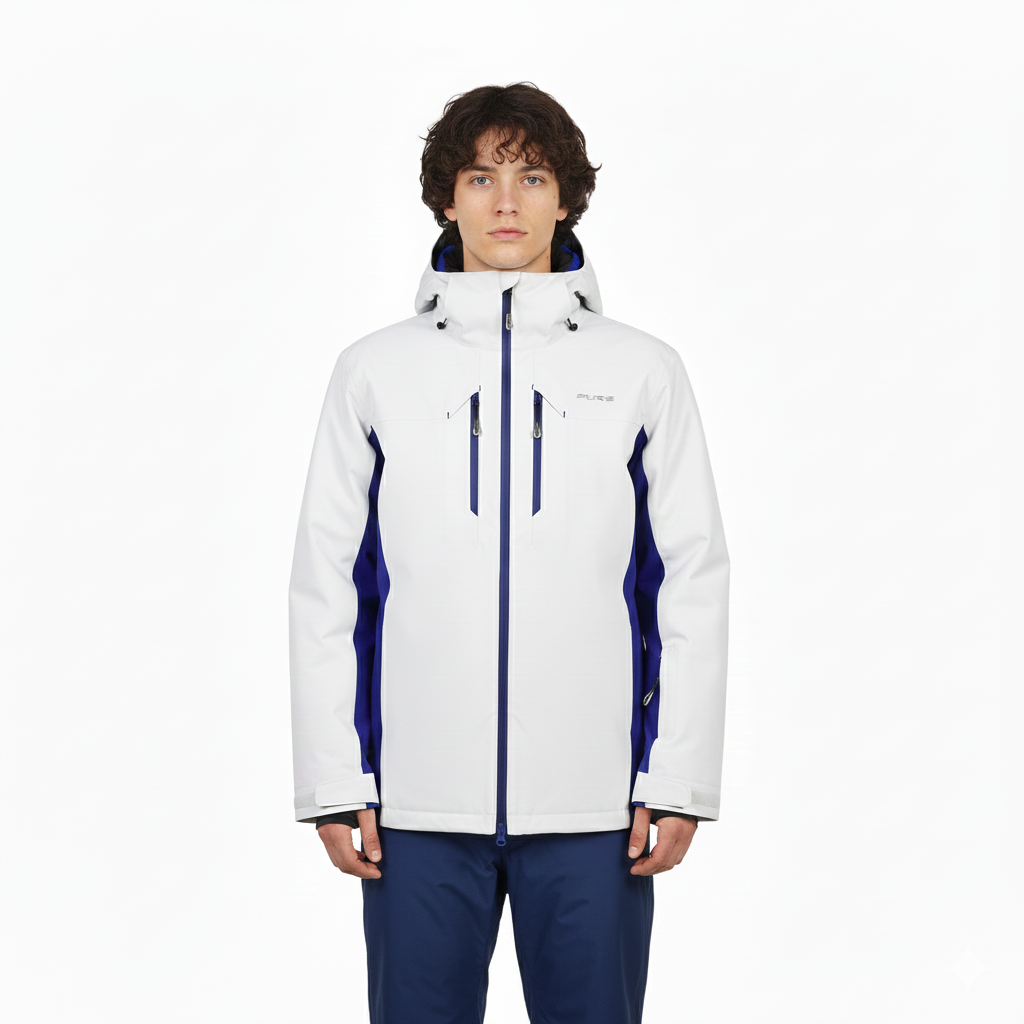 Clearance Pure Snow 30K  Davos Men's Jacket- Glacial/Riviera
