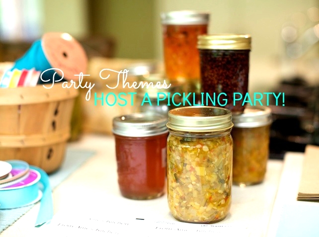 Put up vegetables, pickling, make jam and gifts at a Pickling Party