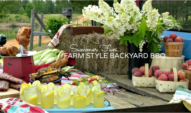 Plan a farm style wedding or backyard BBQ Martie Duncan