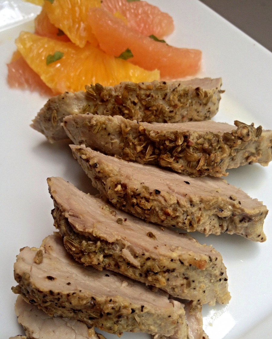 RECIPES PORK TENDERLOIN WITH FENNEL AND PEPPER CRUST — Martie Duncan