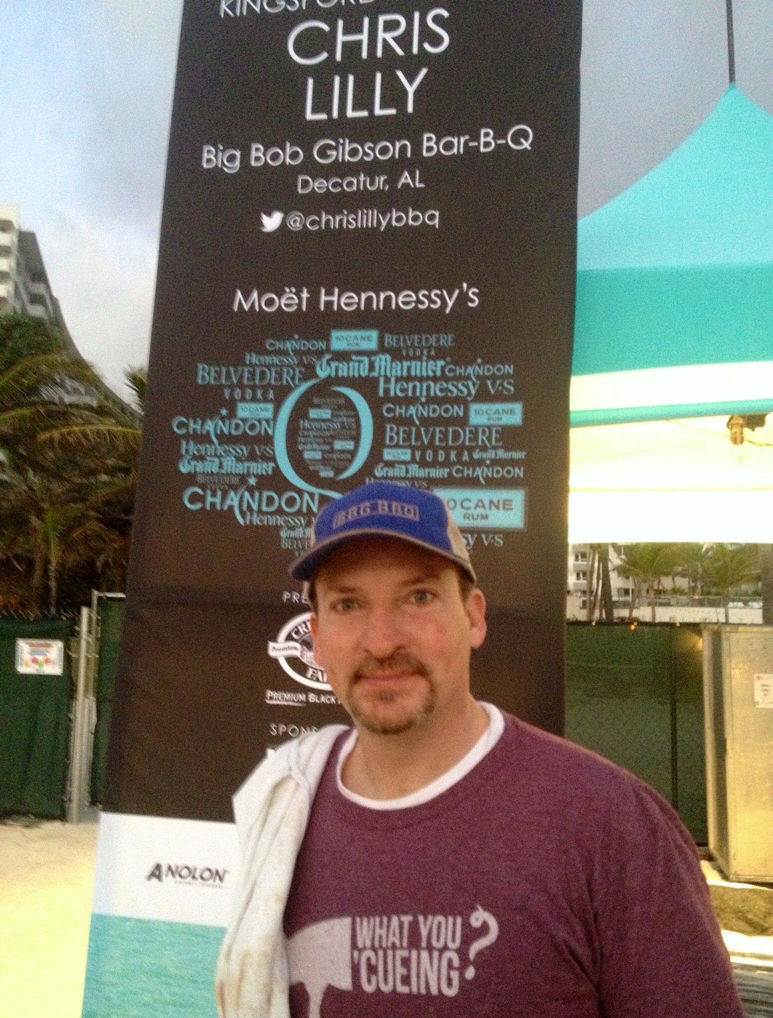 Chef Chris Lilly Big Bob Gibson's BBQ at The Q event South Beach Wine and Food Festival 
