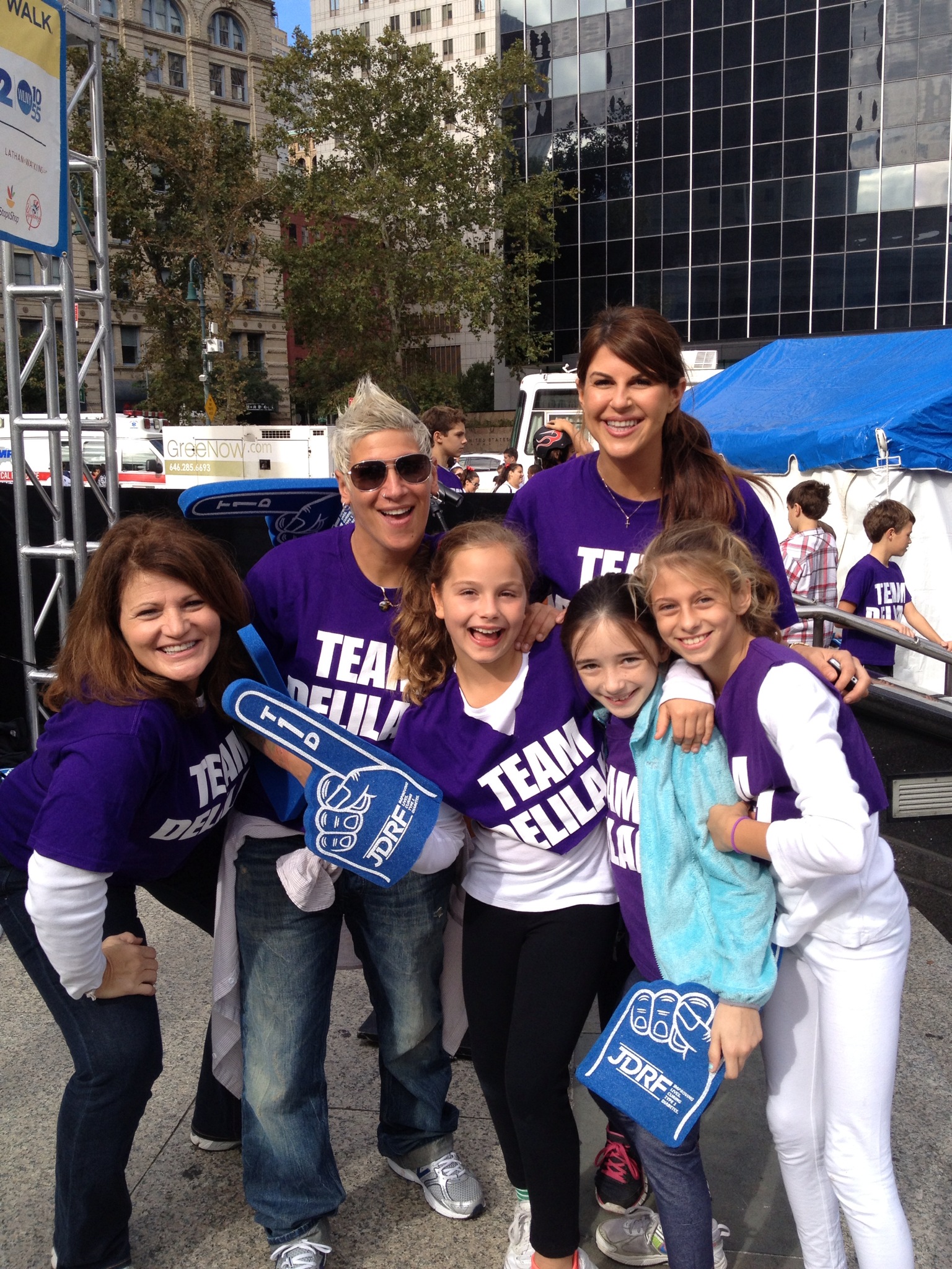 Martie Duncan JDRF Brooklyn walk 2012