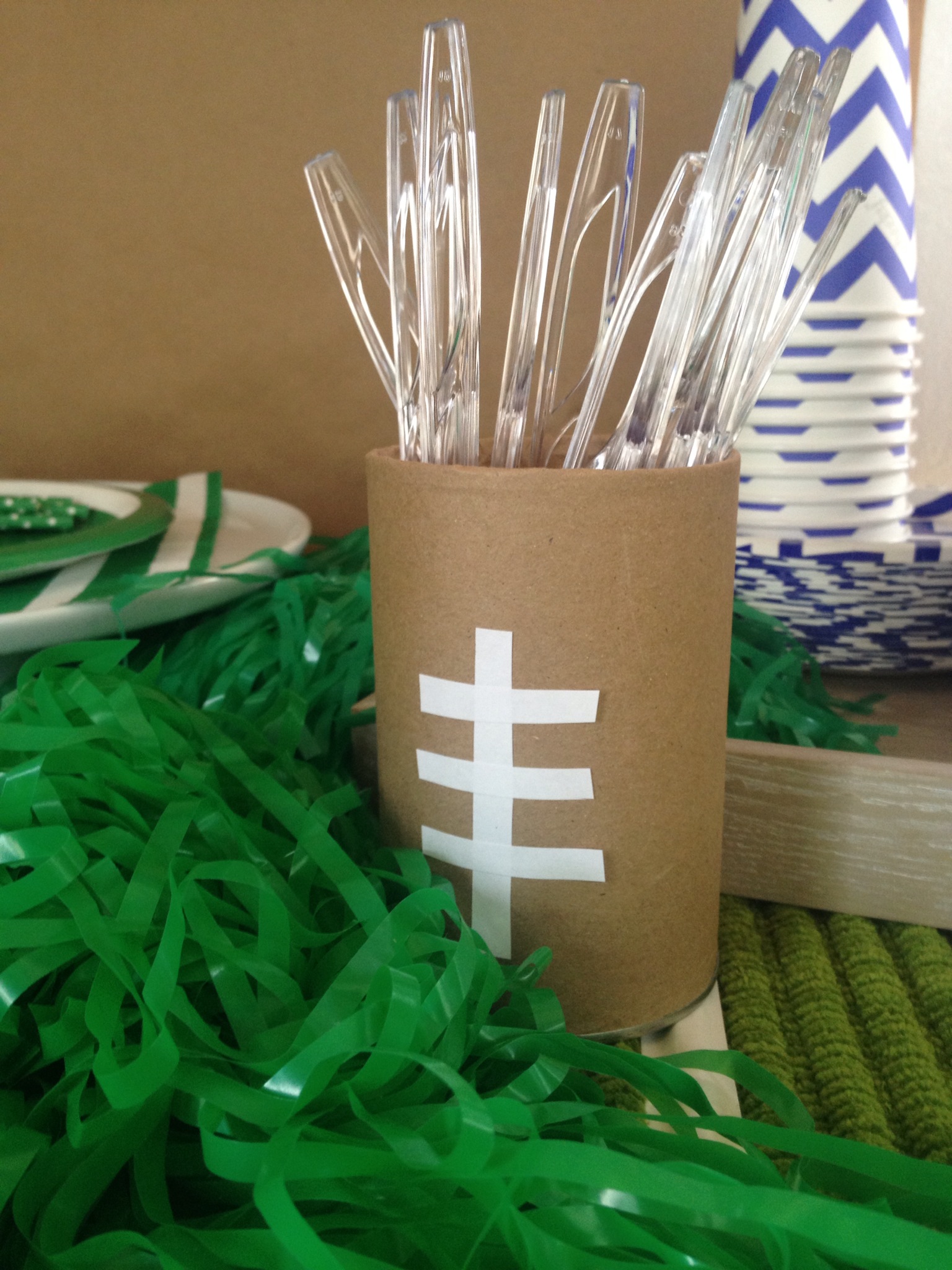 easy to make football theme crafts