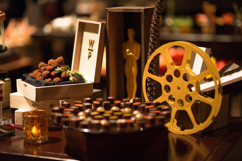 Oscar Party Menu Dessert Table