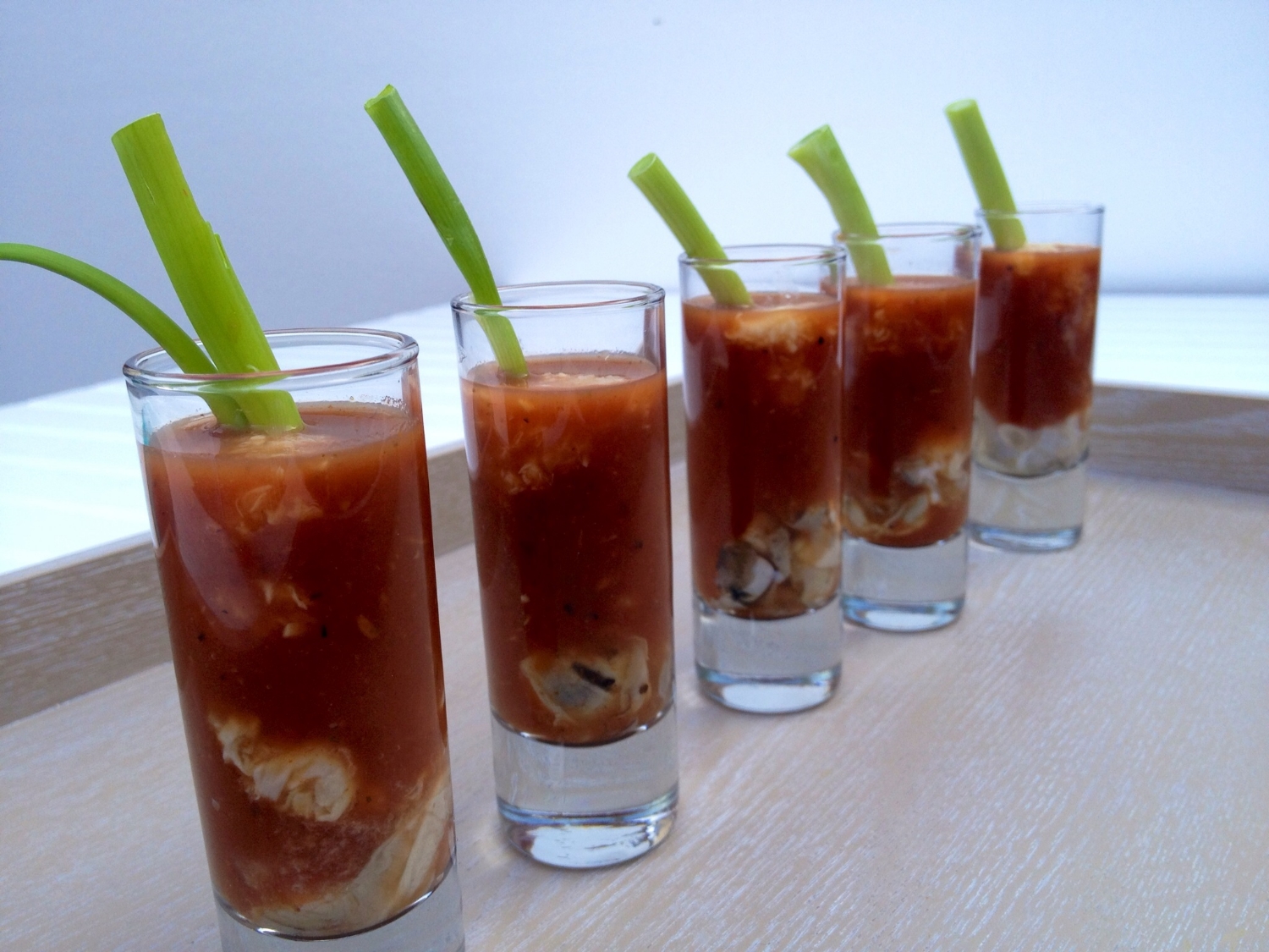 Bloody Mary or Bloody Maria Oyster Shooter recipe