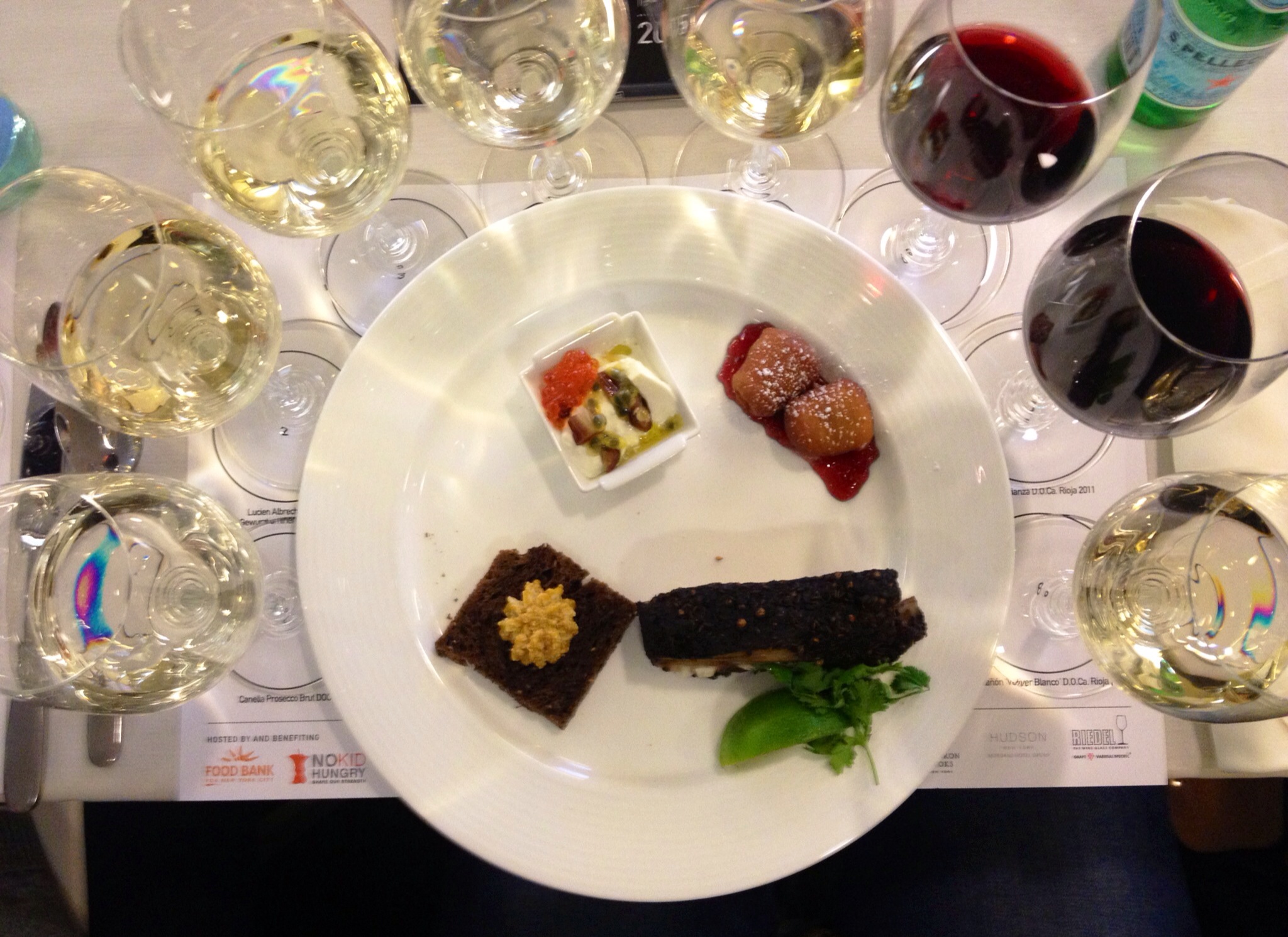 Justin Warner and Josh Wesson wine pairing seminar NYCWFF