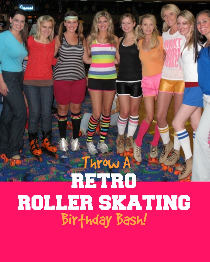 Retro Roller Skating Birthday Party Theme
