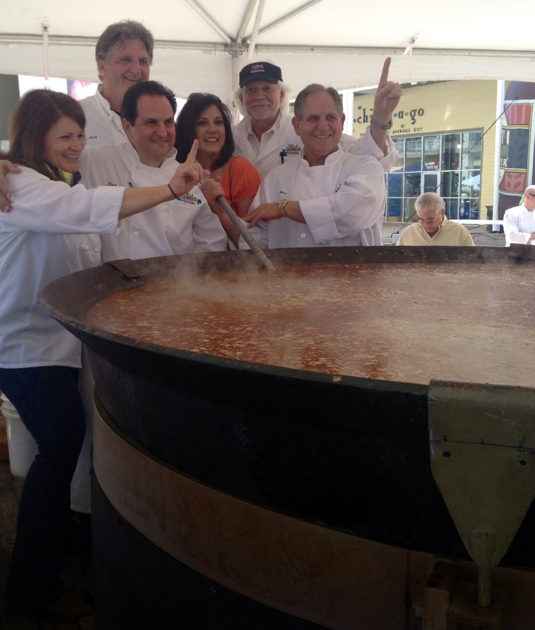 With John Folse making the world's largest pot of gumbo