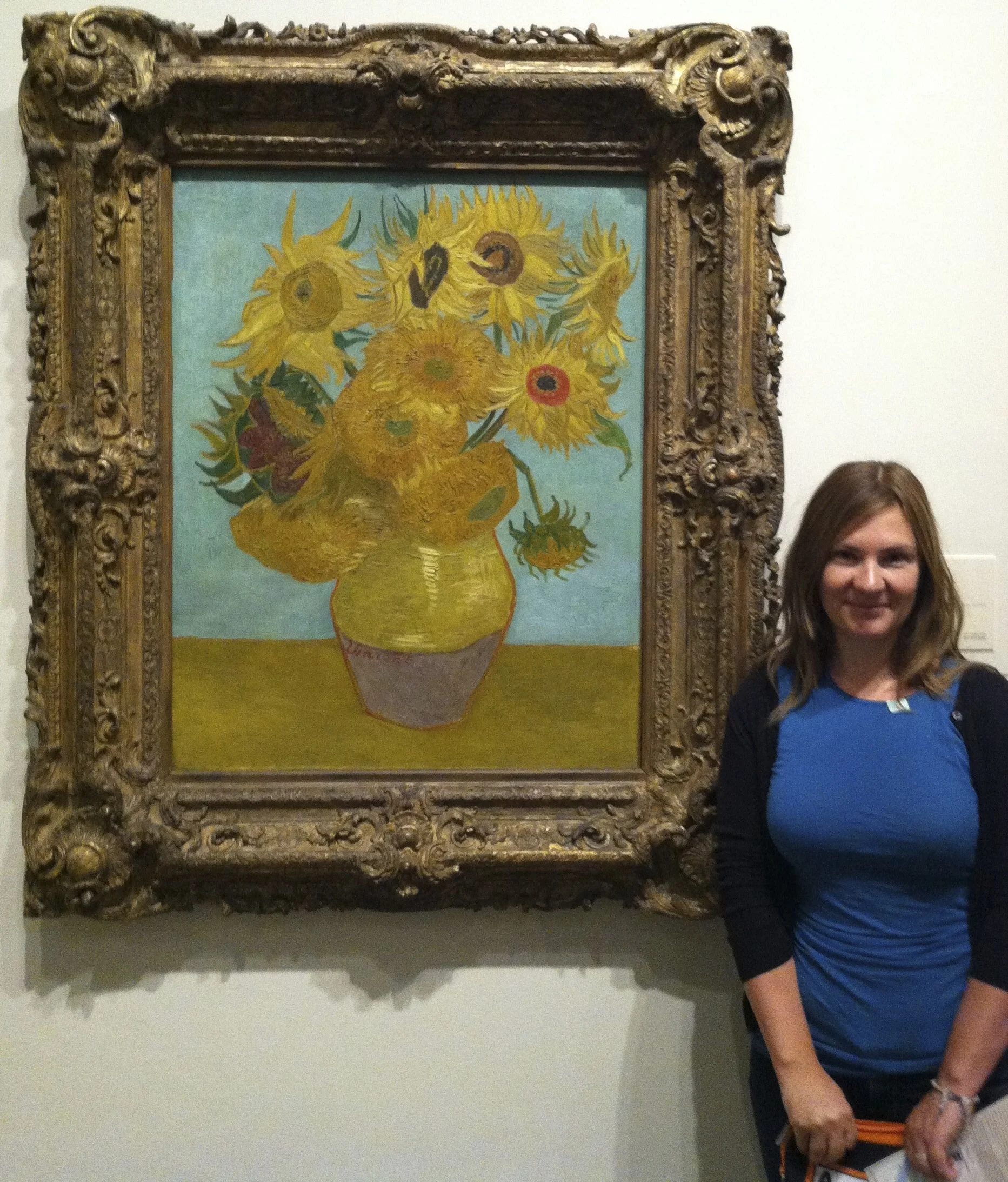 Van Gogh's Sunflowers in Philadelphia. Traveling to see historical art is a new pursuit.