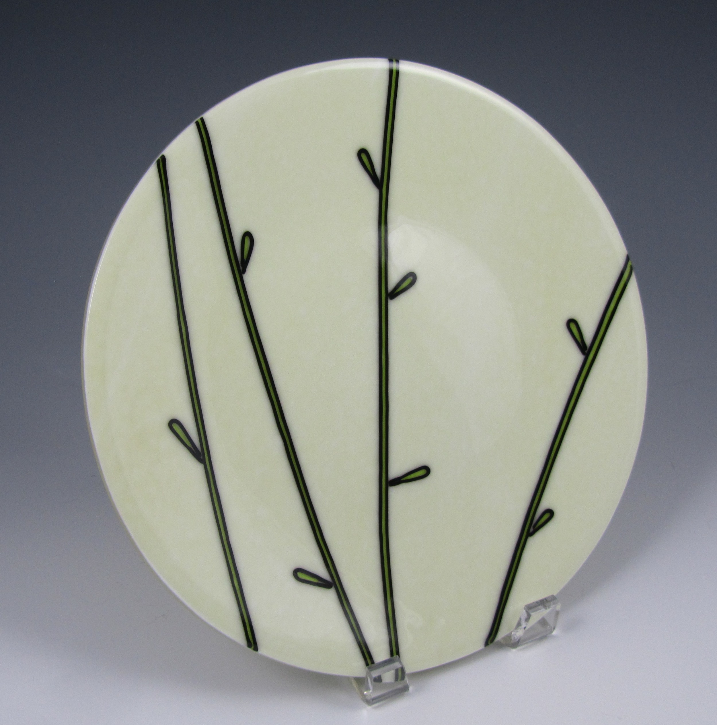 green reed plate
