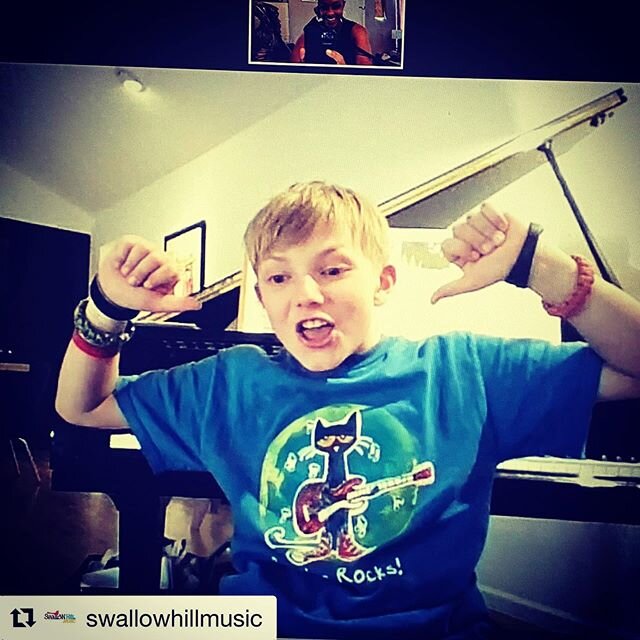 Who has two thumbs and is stoked to watch his piano teacher&rsquo;s live stream on @swallowhillmusic&rsquo;s Facebook page tomorrow? This guy!