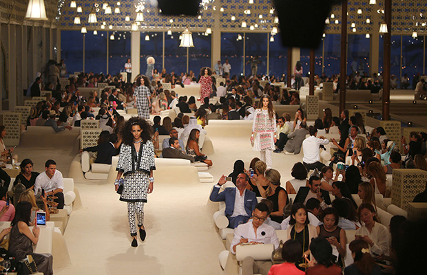 Chanel sails into sandy Dubai for its Cruise 2014-2015 show - Her World  Singapore