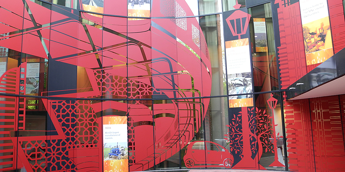 Days of India, Installation at the Indian Embassy in Berlin Germany, 2012 - 2013