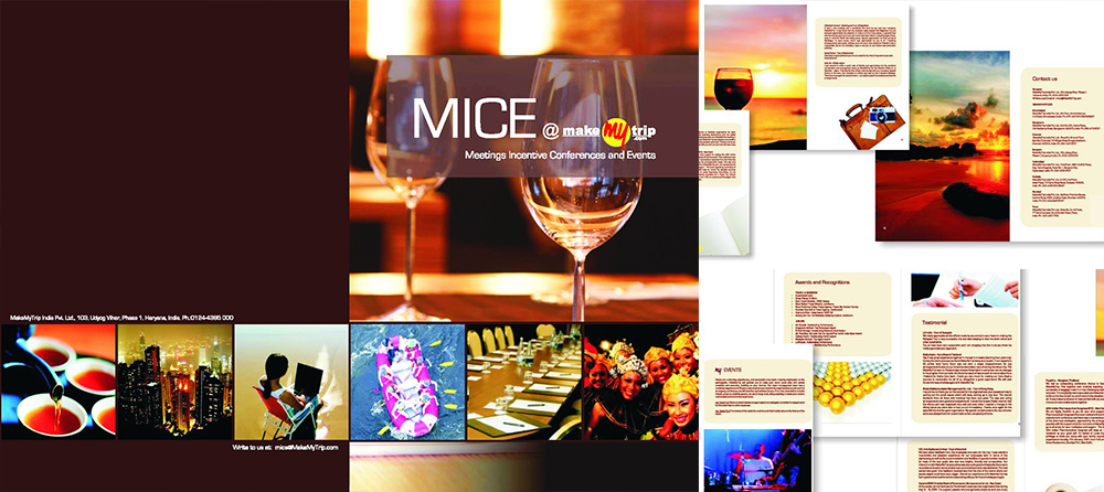 Brochure, make my trip