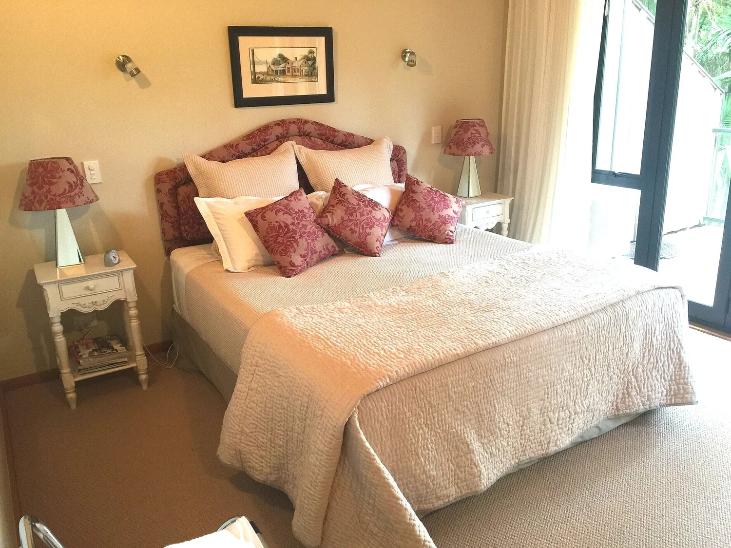 Balcony King Suite bedroom at O'Grady Lodge