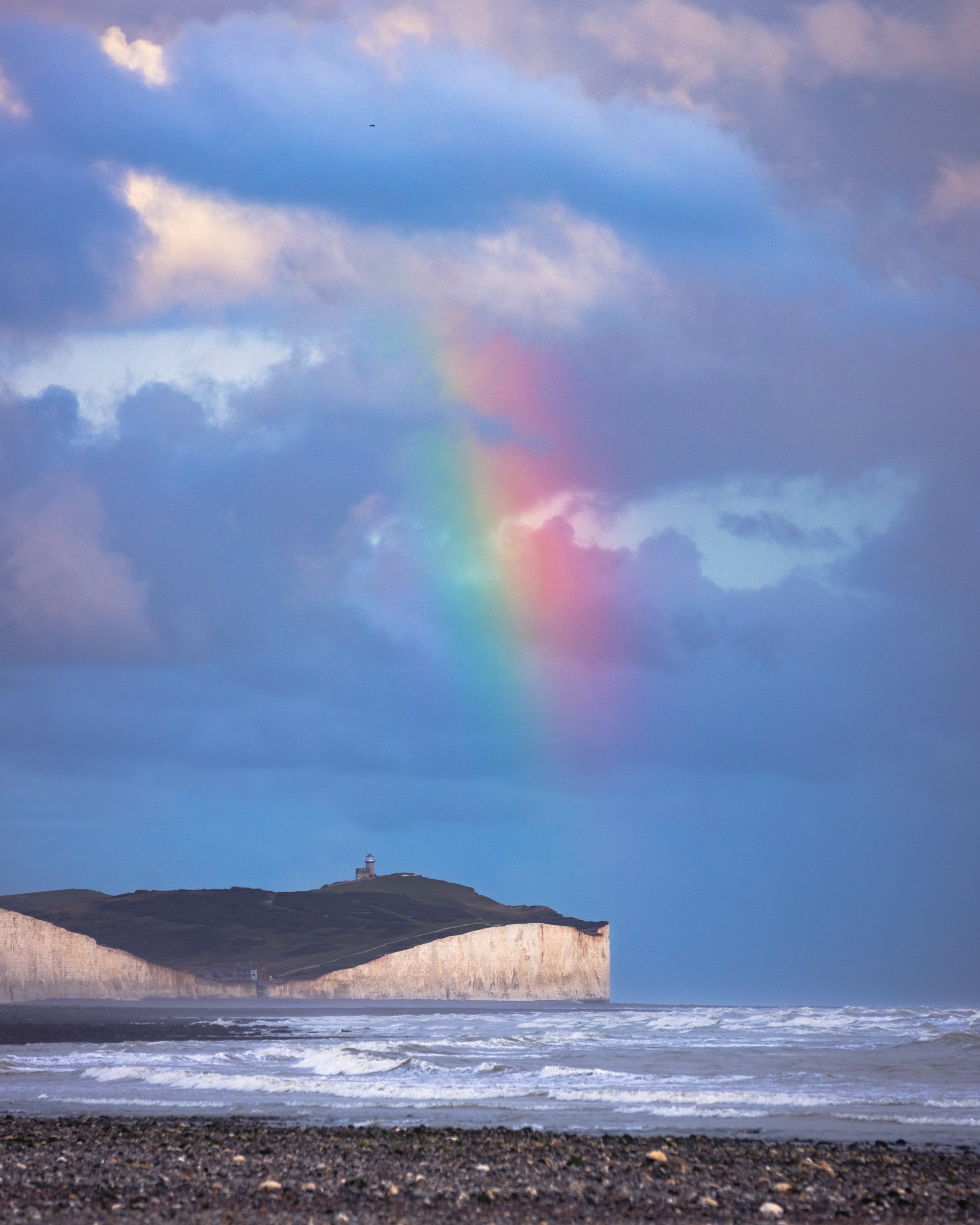 Rainbow at Seaford Head 