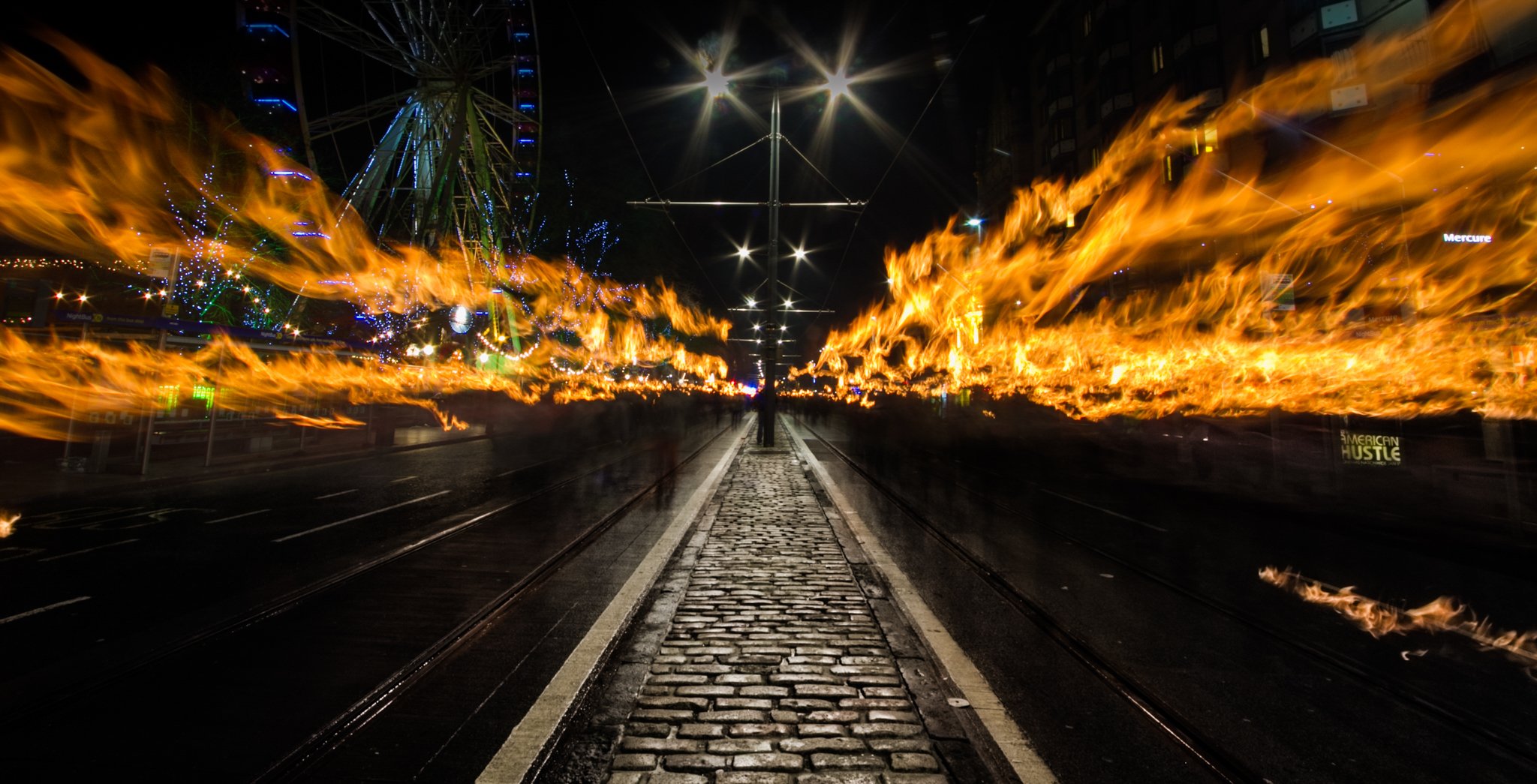 Fire walk Edinburgh 