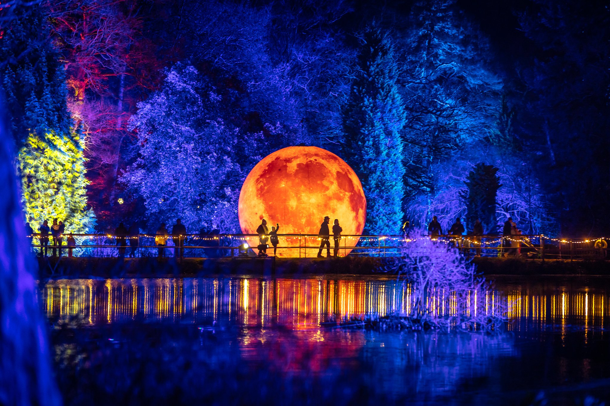 Leonardslee Illuminated moon