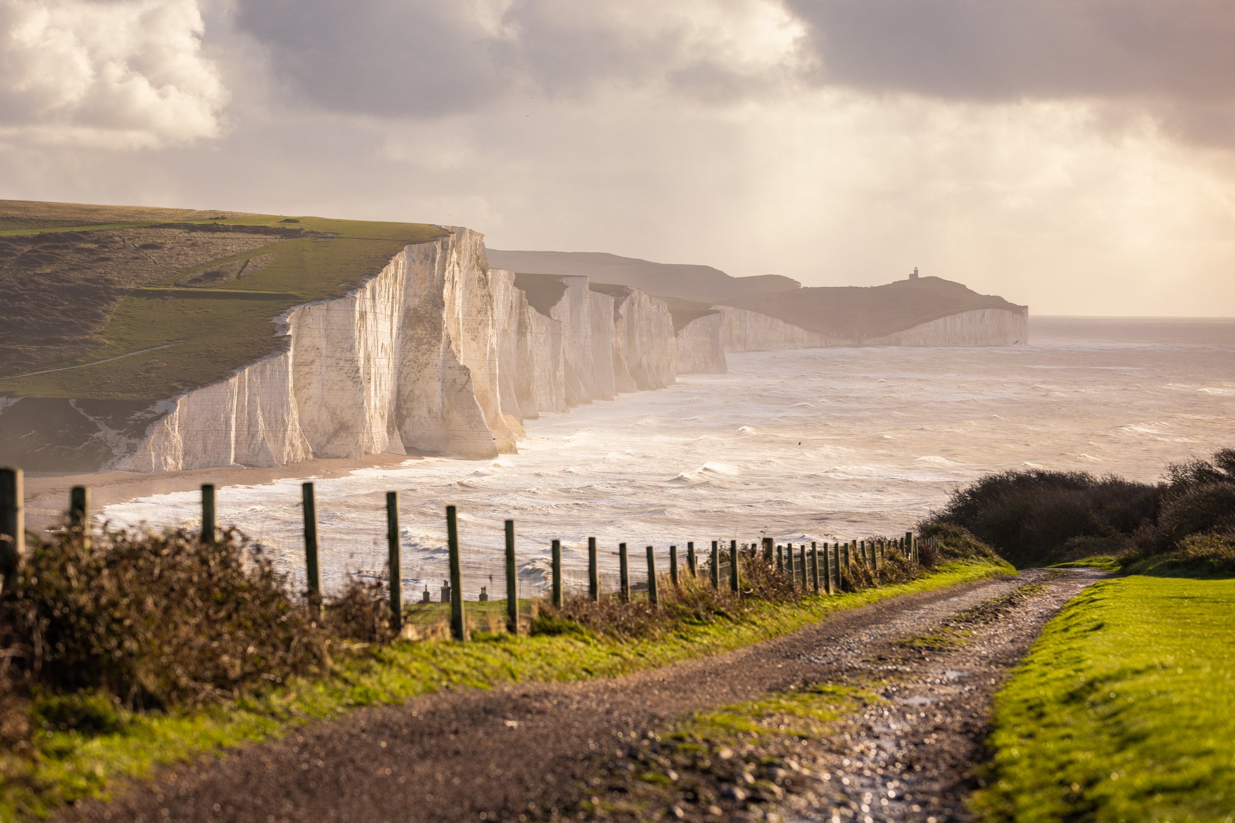 Photograph of the Seven Sisters Cliffs
